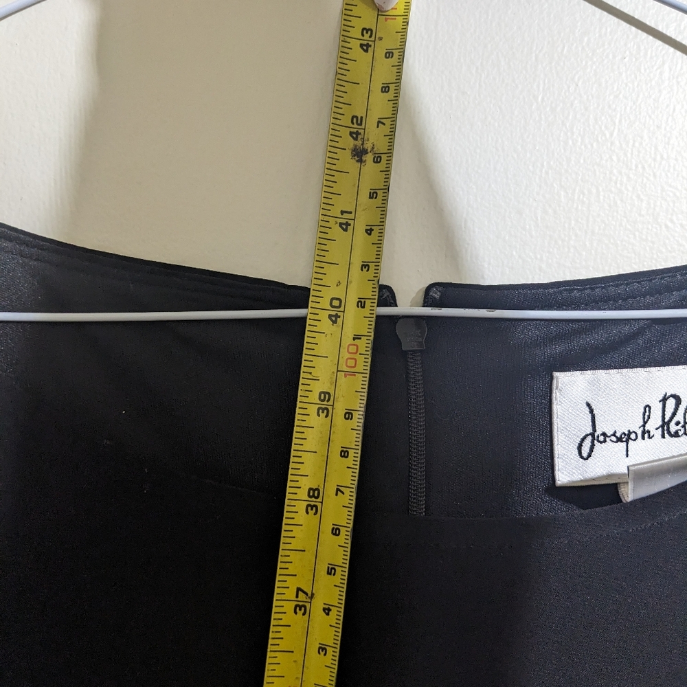 Black Lace Ruched Sheath Dress - Picture 6 of 8